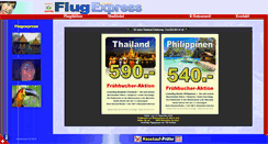 Desktop Screenshot of flugexpress.ch